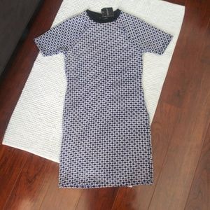 NEW Topshop Geo bodycon dress.